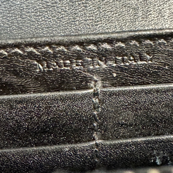 Saint Laurent Paris Black Leather Flap Wallet Made in Italy - Picture 8 of 11